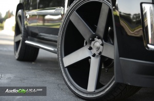 2015 Cadillac Escalade with 26x10 DUB Ballers S116 wheels