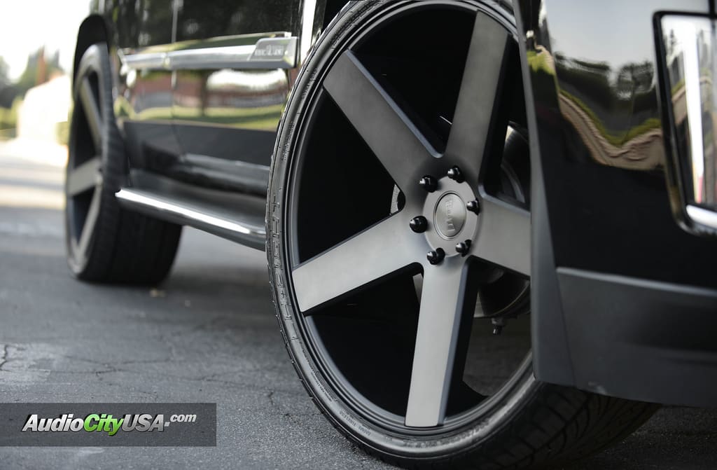 2015 Cadillac Escalade with 26x10 DUB Ballers S116 wheels