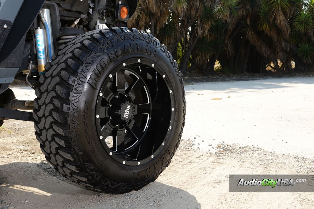 2015 Jeep Wrangler with 20x12 Moto Metal 962 wheels