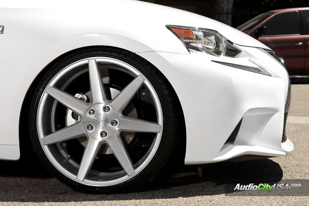 2014 Lexus IS-F with 20x8.5 Rennen CRL 70 wheels