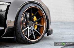 2015 Porsche Panamera with 22x10.5 Rennen Forged R 55 wheels
