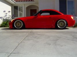 2000 Honda S2000 with 17x8.5 Work Wheels VS-XX wheels