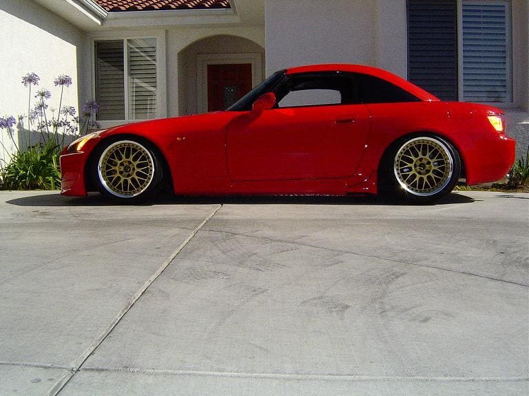 2000 Honda S2000 with 17x8.5 Work Wheels VS-XX wheels
