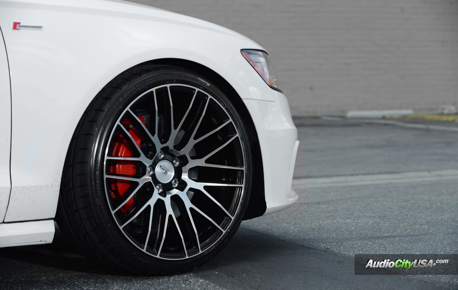 2015 Audi A6 with 20x10 Savini BM 13 wheels