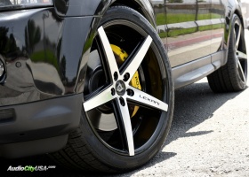 2011 Land Rover Range Rover with 22x10 Lexani R Four wheels
