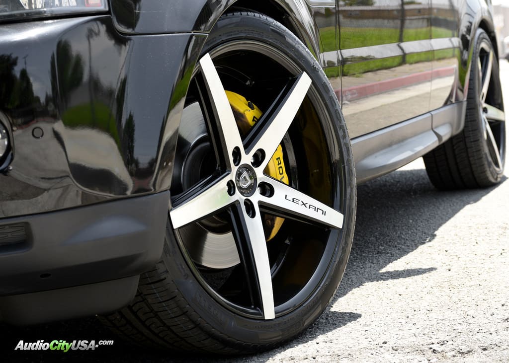 2011 Land Rover Range Rover with 22x10 Lexani R Four wheels