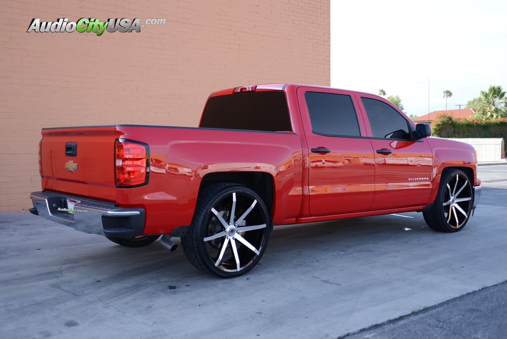 2015 Chevrolet Silverado 2500HD with 26x10 Borghini B 29 wheels