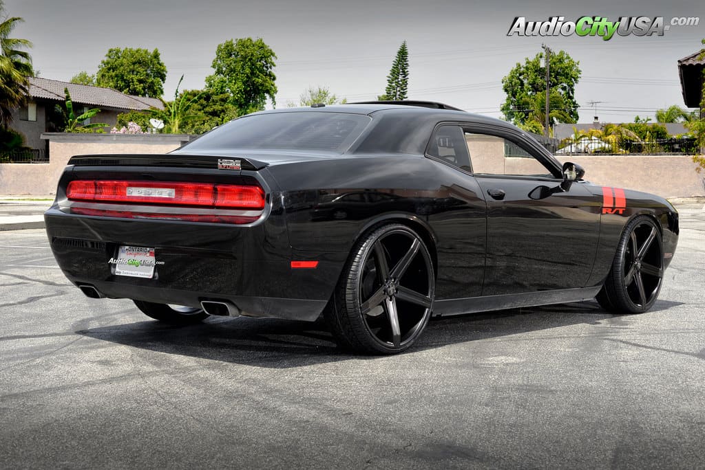 2012 Dodge Challenger with 24x9.5 Versante 228 wheels
