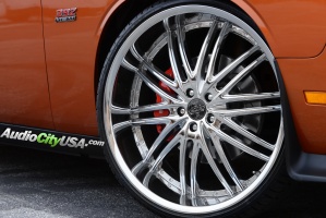 2013 Dodge Challenger with 24x9.5 Versante 231 wheels