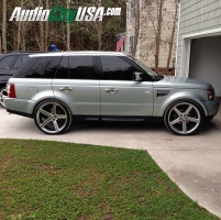 2009 Land Rover Range Rover with 24x10 IROC wheels