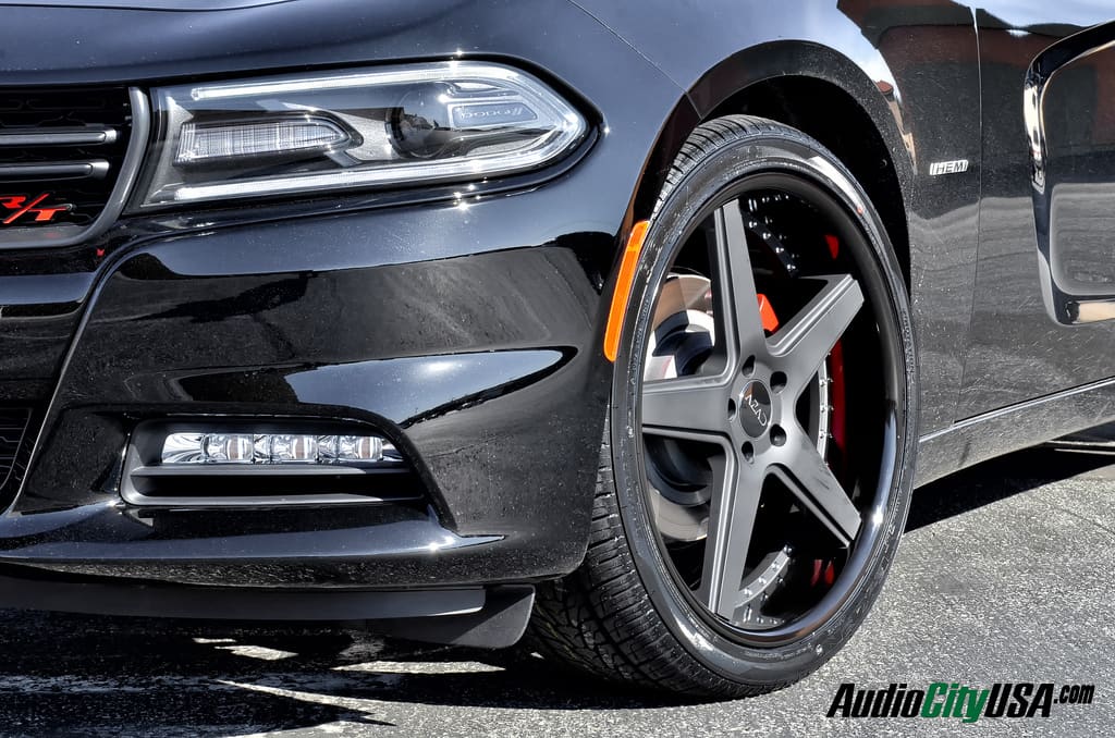 2015 Dodge Charger with 22x9 AZAD AZ008 wheels