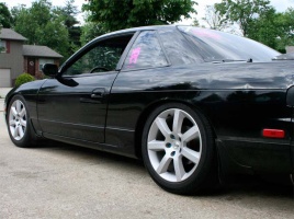 1991 Nissan S13 with 17x7.5 Nissan 03-05 350z wheels