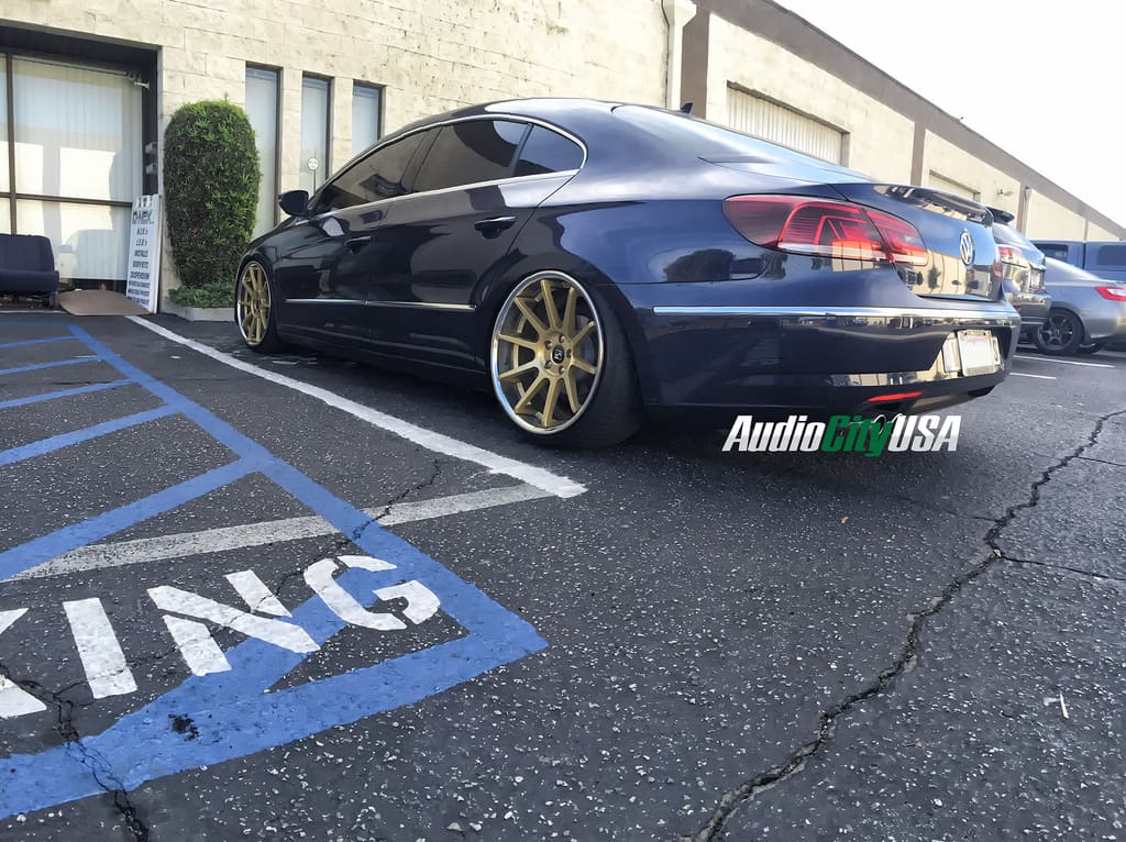 2013 Volkswagen CC with 20x8.5 Gianelle Lindos Gold wheels