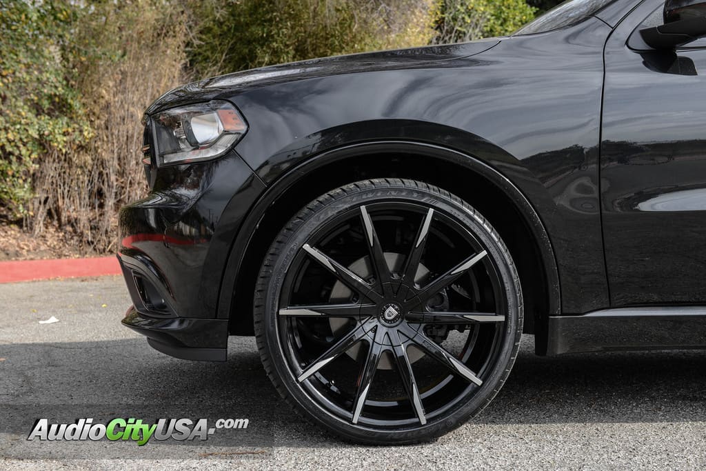2016 Dodge Durango with 24x10 Lexani CSS 15 wheels
