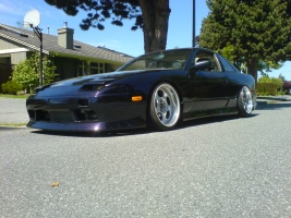 1991 Nissan S13 with 18x9.5 wheels