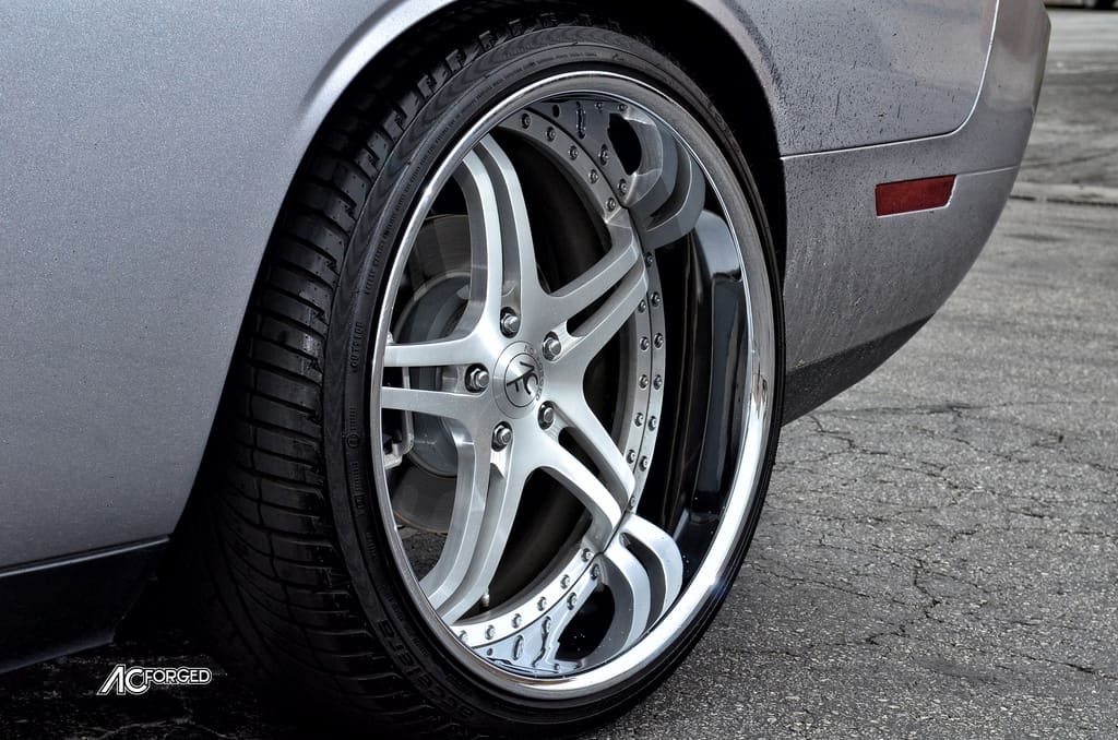 2012 Dodge Challenger with 22x9 AC Split 5 wheels