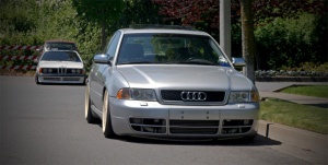1999 Audi A4 with 18x8.5 AMG Monoblock wheels