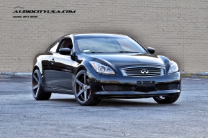 2010 Infiniti G37 with 20x9.5 STR 607 wheels