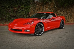 2008 Chevrolet Corvette with 20x8.5 Giovanna Monza wheels
