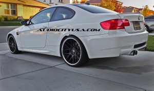 2011 BMW M3 with 20x8.5 Gianelle Yerevan wheels