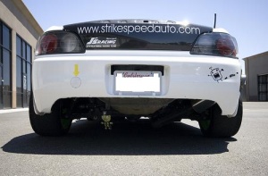 2000 Honda S2000 with 17x9 WORK CR KAI wheels
