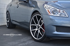 2013 Infiniti G37 with 20x8.5 Gianelle Monza wheels