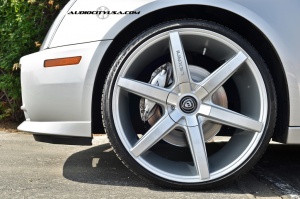 2011 Cadillac STS with 22x9 Lexani R6 wheels