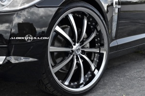 2010 Jaguar XF with 22x9 Lexani LSS-10 wheels