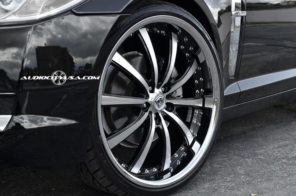 2010 Jaguar XF with 22x9 Lexani LSS-10 wheels
