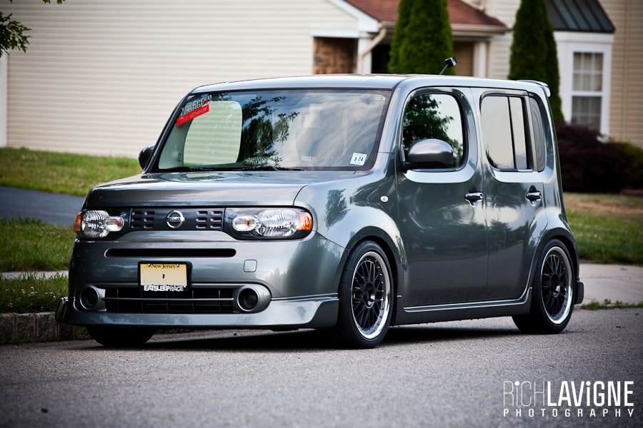 2011 Nissan Cube with 17x7.5 Tenzo R Meister Version 2 wheels