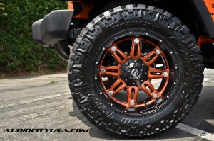 2013 Jeep Wrangler with 20x9 Fuel Hostage wheels