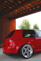 2003 Volkswagen Golf with 18x9 Kinesis Supercup wheels