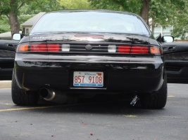1997 Nissan S14 with 17x9 Wheel Replicas Series 1026 - Mustang 03 wheels