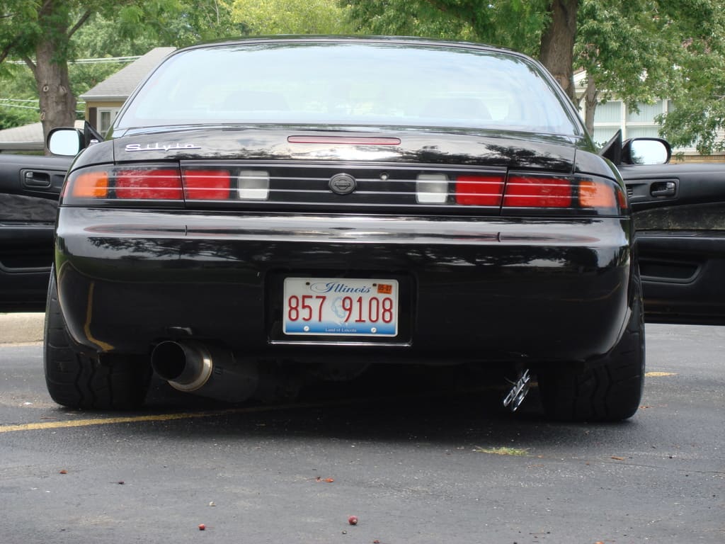 1997 Nissan S14 with 17x9 Wheel Replicas Series 1026 - Mustang 03 wheels
