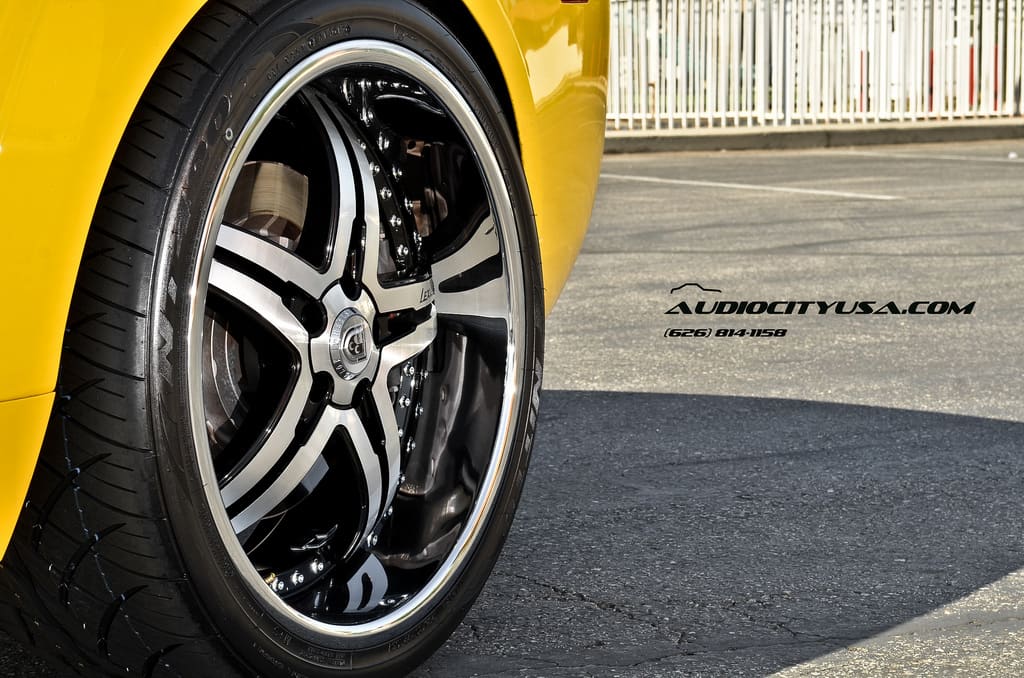 2013 Chevrolet Camaro with 22x9 Lexani LX 15 wheels