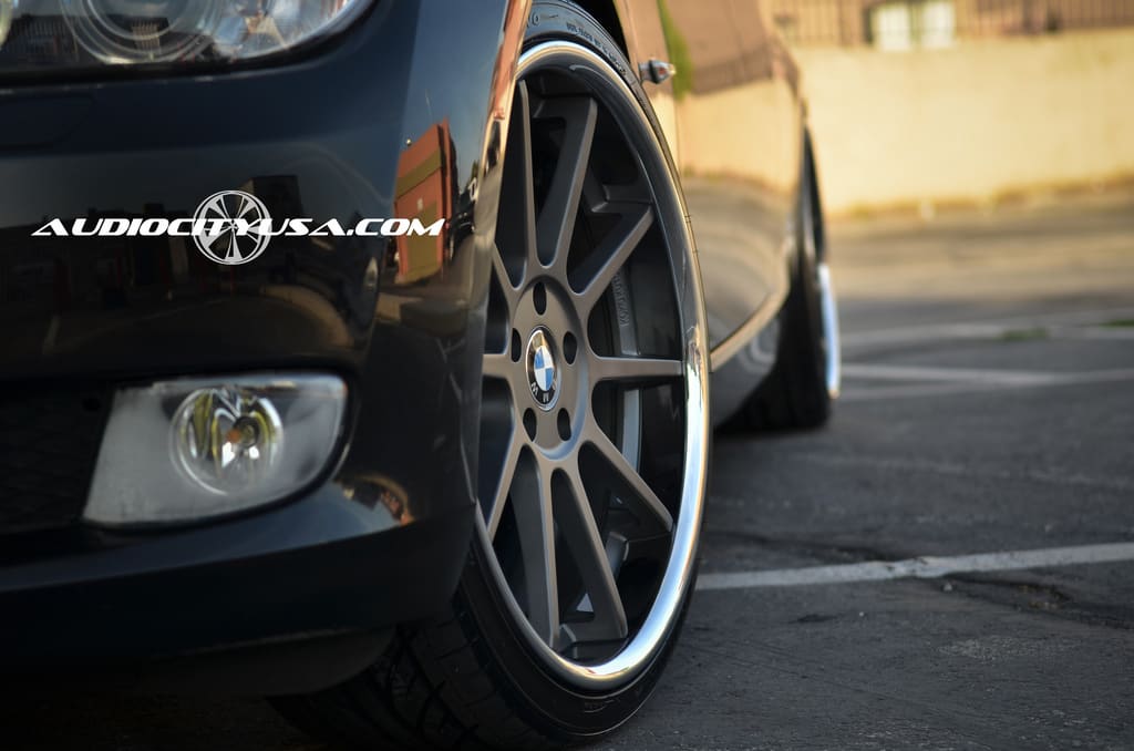 2008 BMW 328 with 20x8.5 Koko Kuture Lindos wheels