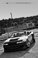 1993 Nissan S13 with 18x10 Work VS-SD wheels