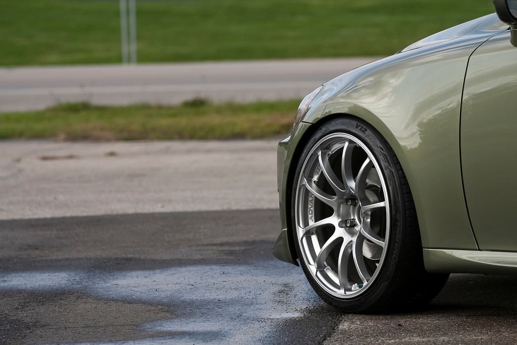 2009 Lexus IS 250 with 19x9 wheels
