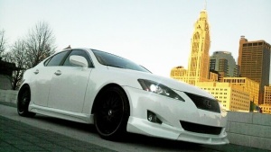 2011 Lexus IS 250 with 20x8.5 wheels