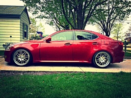 2007 Lexus IS 250 with 19x8.5 Concept One RS8 wheels