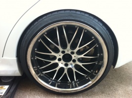 2011 Lexus IS 250 with 20x10.5 wheels