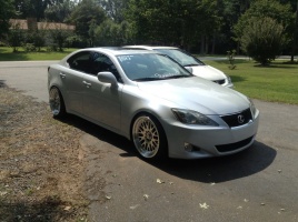 2013 Lexus IS 350 with 19x9.5 wheels