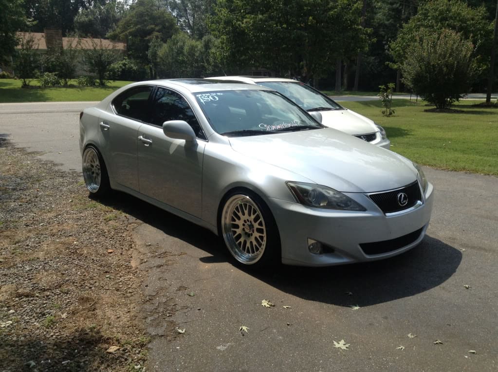 2013 Lexus IS 350 with 19x9.5 wheels