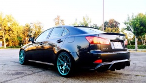 2010 Lexus IS 250 with 19x8.5 wheels