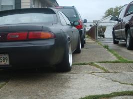 1995 Nissan S14 with 17x9 Motegi Touge wheels