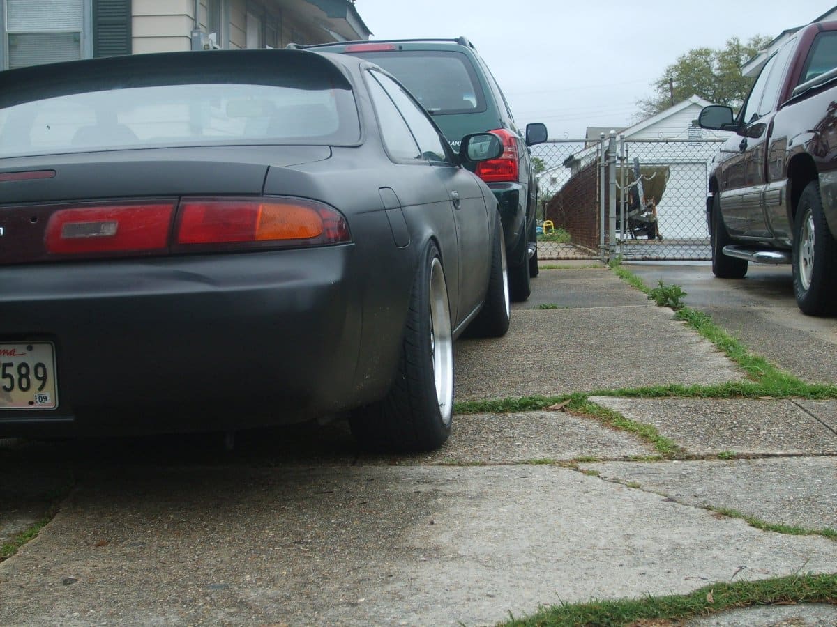 1995 Nissan S14 with 17x9 Motegi Touge wheels