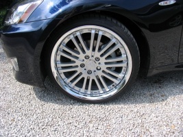 2006 Lexus IS 250 with 19x8.5 Work Rezax Universal wheels