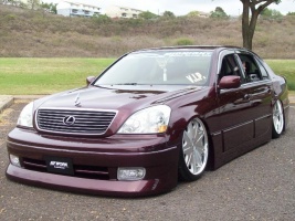 2001 Lexus LS 430 with 20x9 Work Wheels Varianza D3S wheels