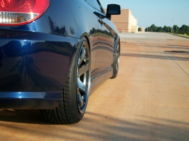 2006 Hyundai Tiburon with 18x8.5 Rota Grid wheels