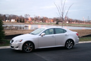2006 Lexus IS 350 with 17x7 wheels